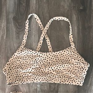 Sarah’s Day x White Fox Active Speckle Sports Bra Sand